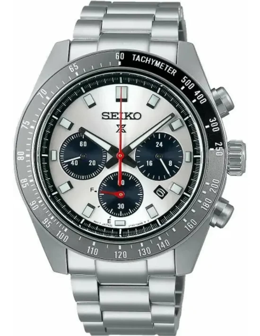 Montre Seiko SSC911P1 Prospex Speedtimer Solaire Acier Argenté