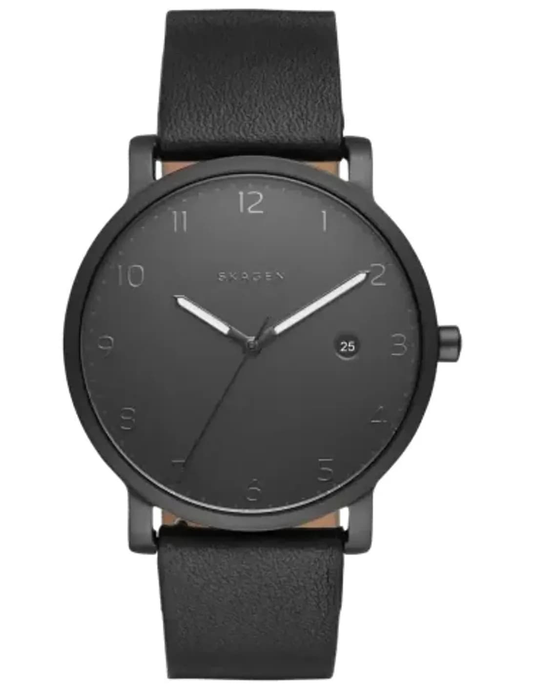 Montre Homme Skagen SKW6308 Noir au profil ultra-plat