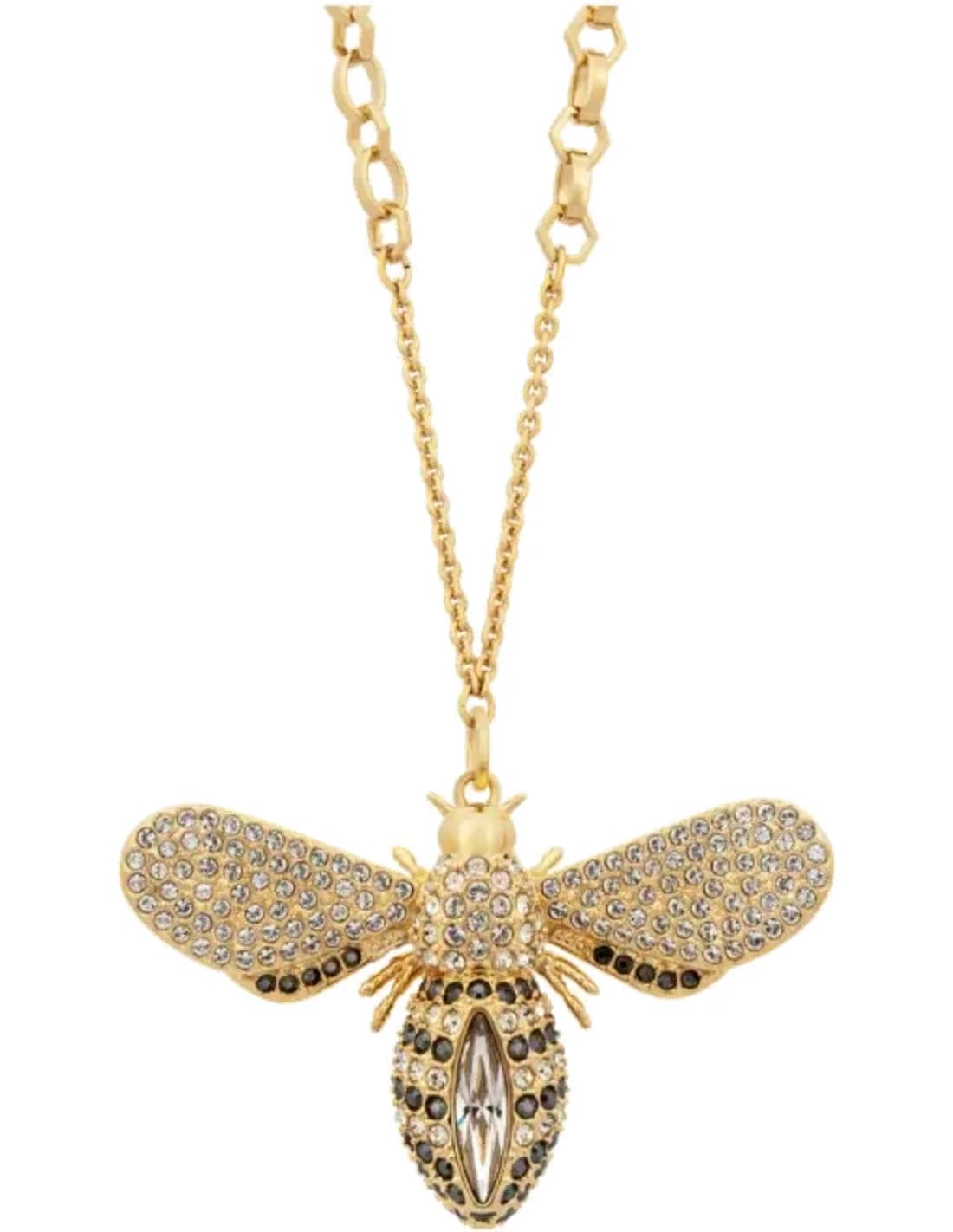 Collier Swarovski Lisabel 5394212 plaqué or abeille incrustée de cristaux