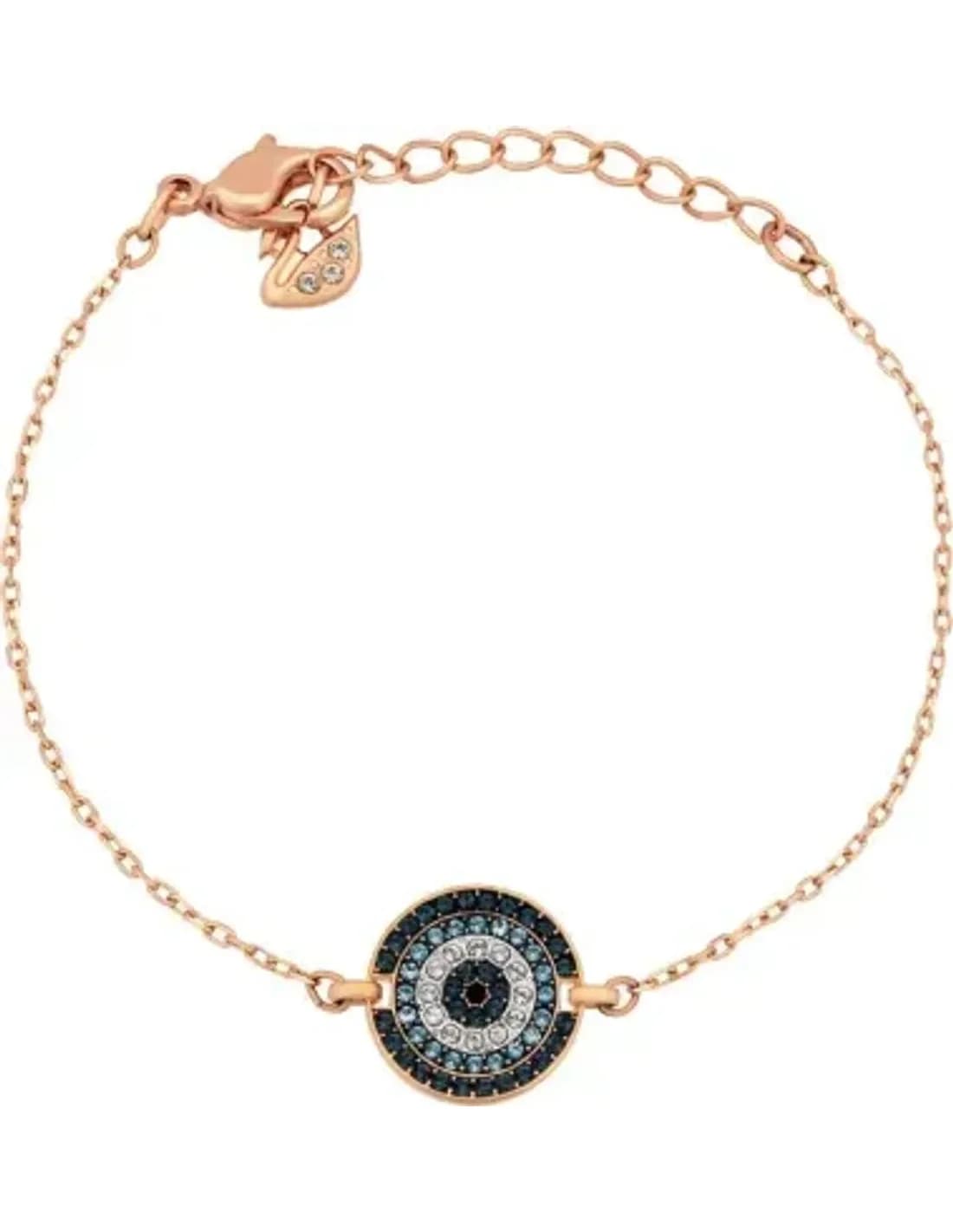 Bracelet Swarovski Luckily 5429128 plaqué or rose incrusté de cristaux