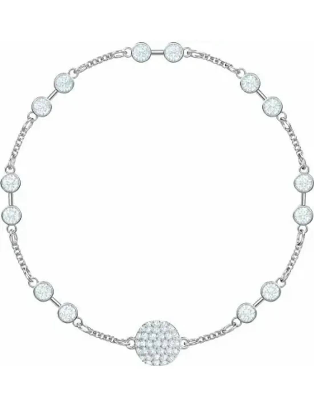 Bracelet Swarovski Remix 5432774 plaqué rhodium cristaux blancs