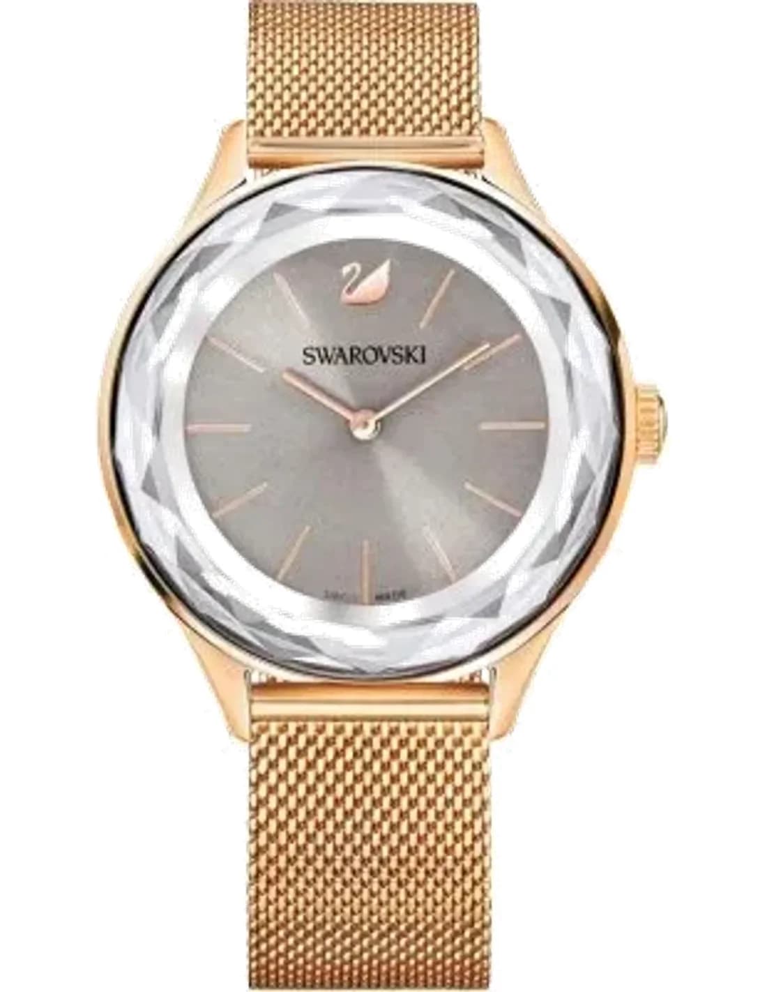 Montre Swarovski 5451634 Octea Nova en Acier Rose et Maille Milanaise