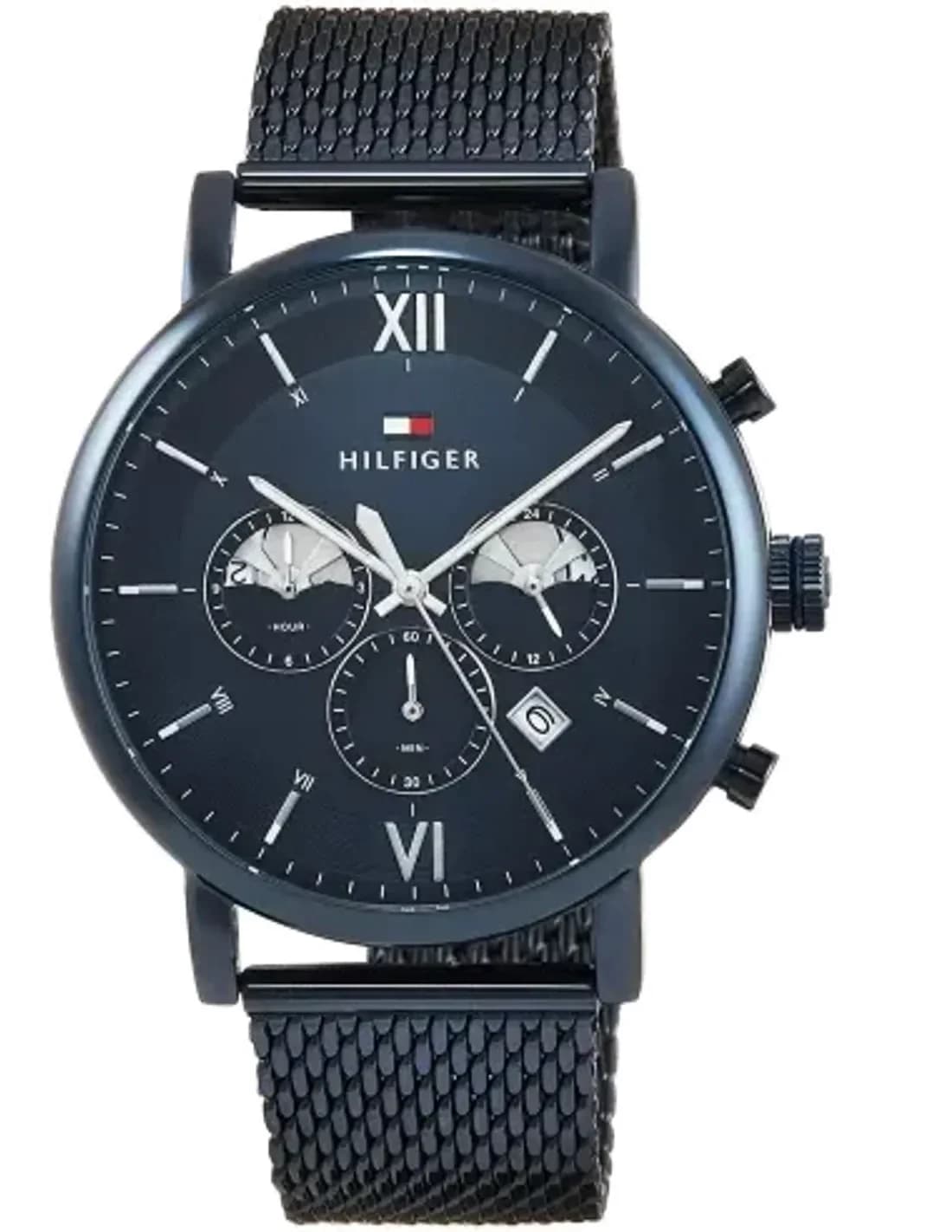 Montre Homme Tommy Hilfiger Evan 1710397 en Acier avec Cadran Multi-fonctions