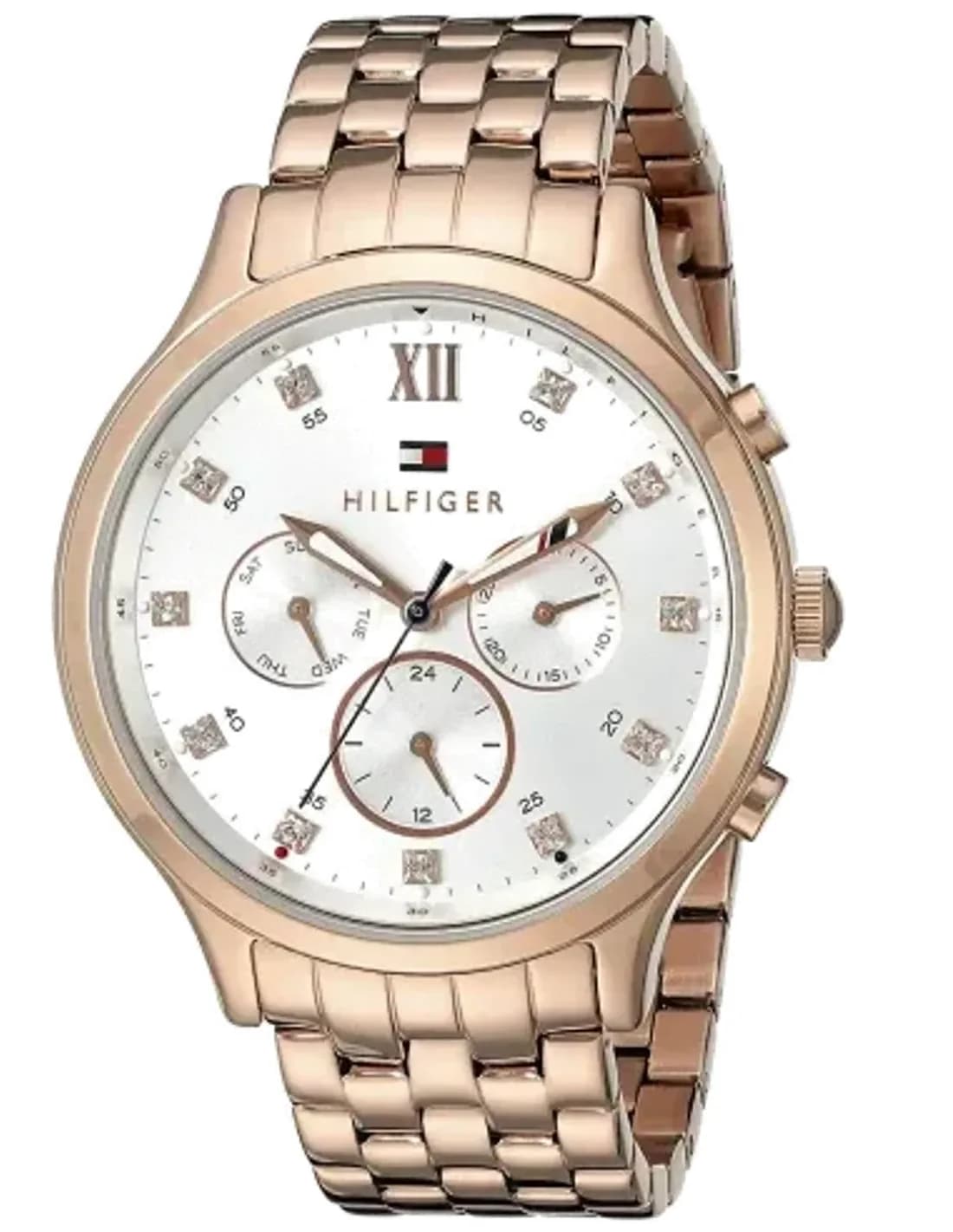 Montre Tommy Hilfiger Amelia 1781611 en acier or rose