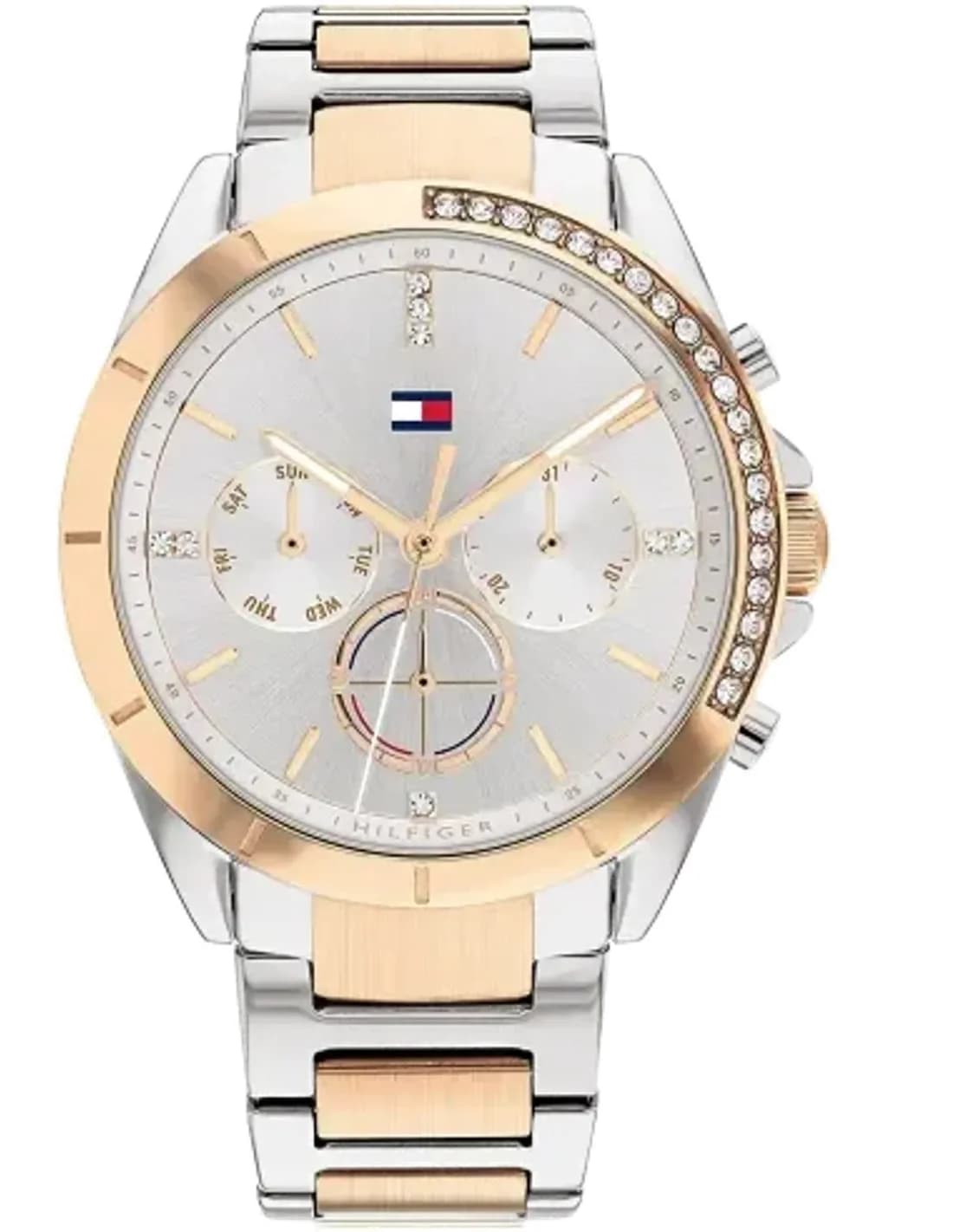 Montre Femme Tommy Hilfiger 1782387 Kennedy Acier Bicolore et Cristaux