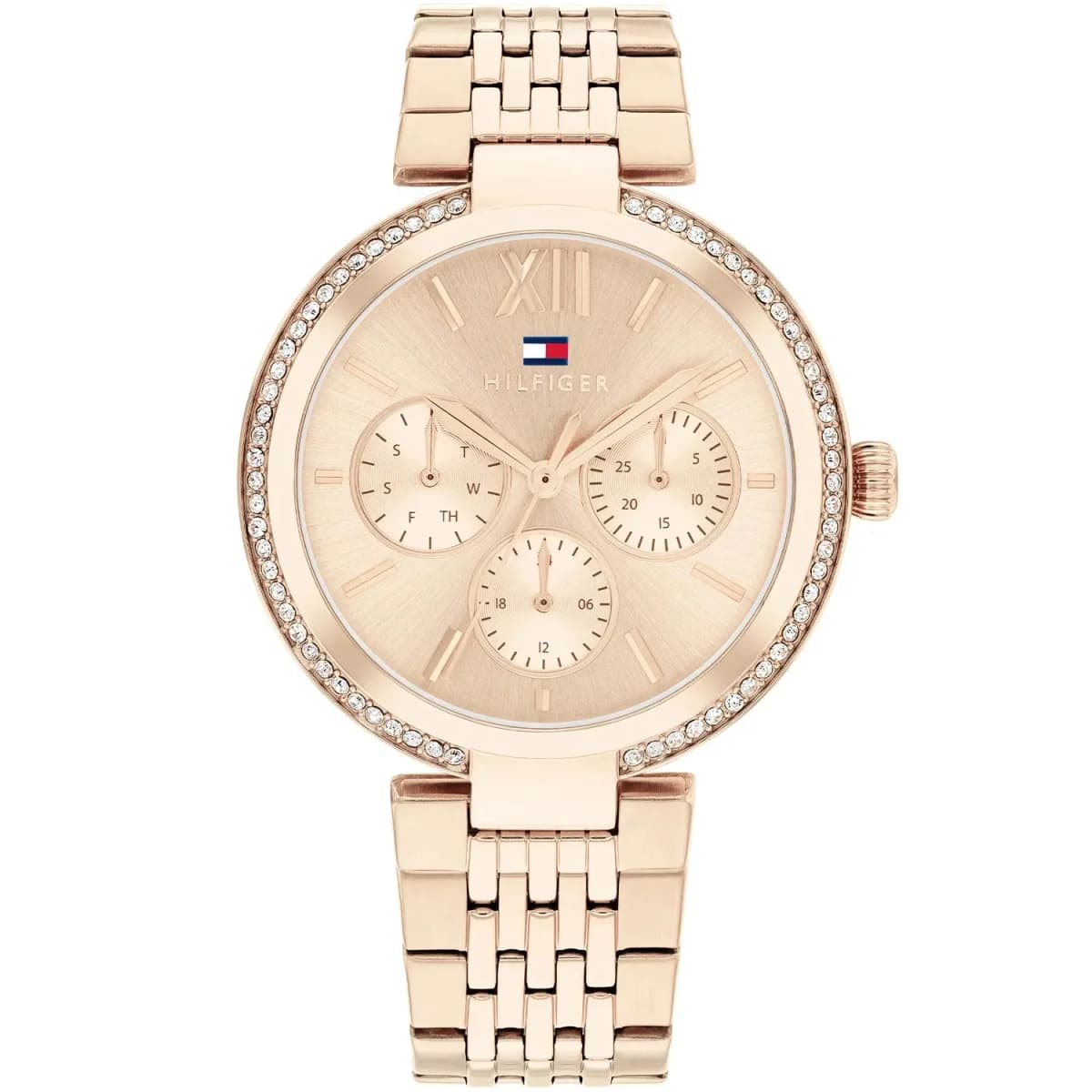 Montre Femme Tommy Hilfiger Sophia 1782696 cadran or rose bracelet acier
