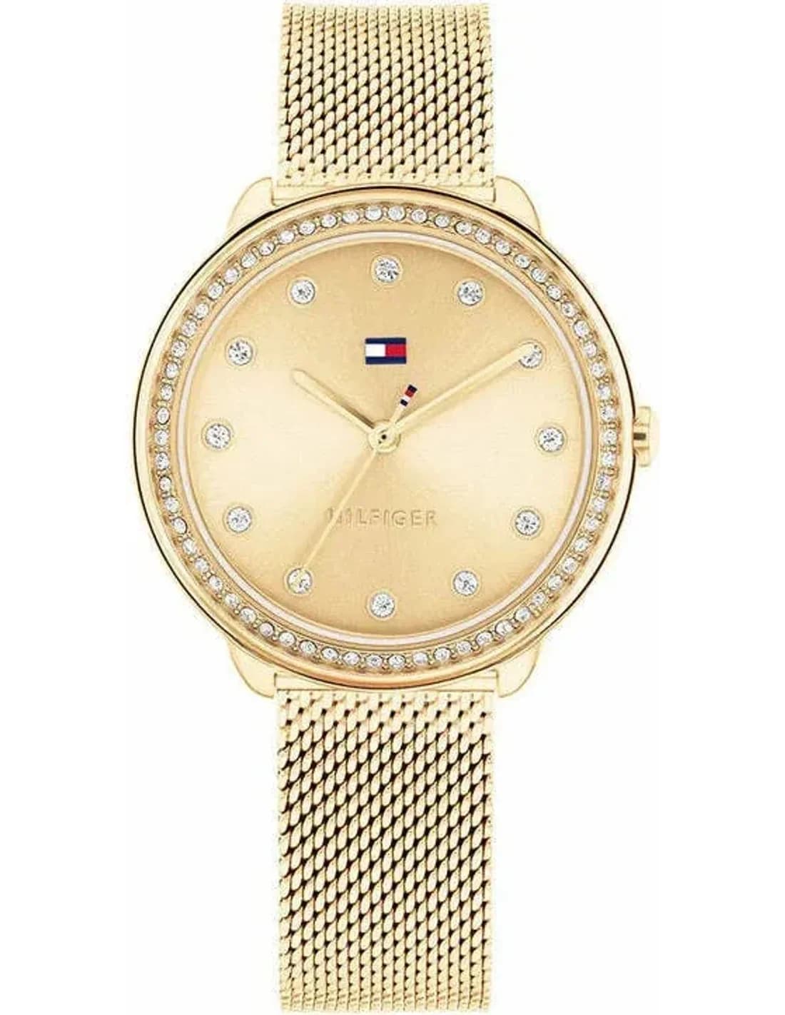 Montre Femme Tommy Hilfiger Demi 1782699 bracelet acier maille milanaise doré