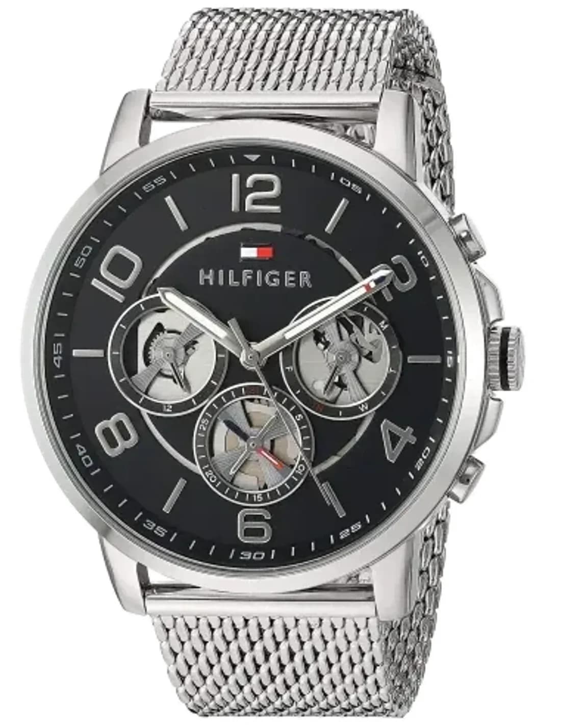 Montre Tommy Hilfiger 1791292 en Acier Poli et Cadran Bleu Marine