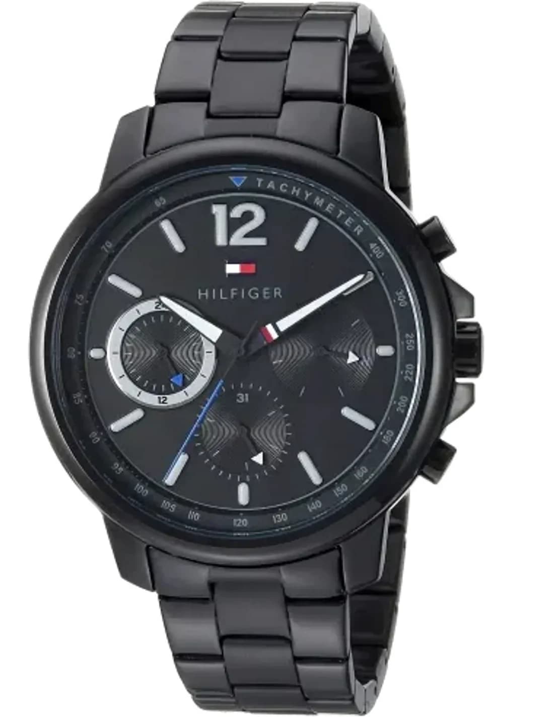 Montre Homme Tommy Hilfiger 1791529 Landon Chronographe Acier Noir