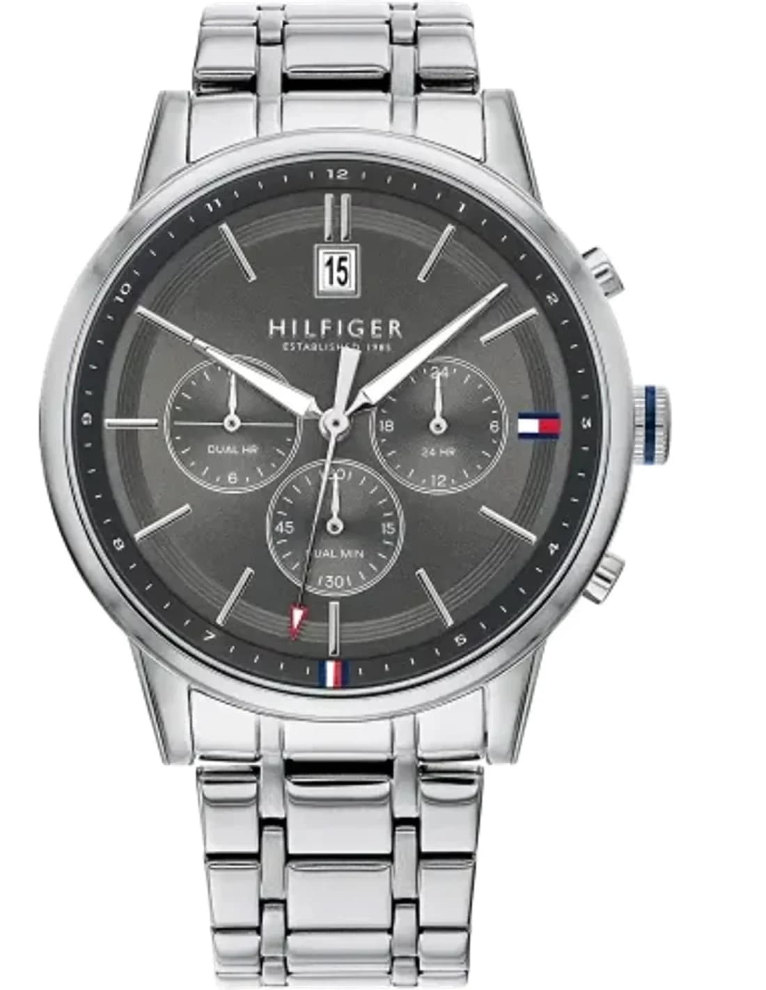 Montre Tommy Hilfiger 1791632 Kyle avec Cadran Multifonction et Bracelet Acier