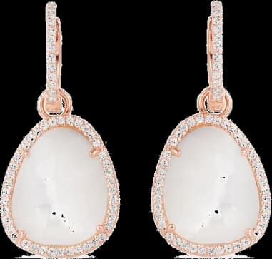 Boucles d'oreilles APM Monaco rectangulaires en argent 925 Monaco x Charles Leclerc