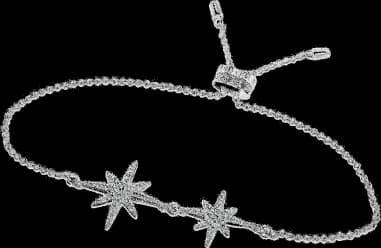 Bracelet ajustable APM Monaco double météorite en argent 925