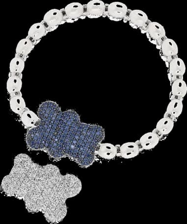 Bracelet APM Monaco ajustable Yummy Bear BABA avec Perles