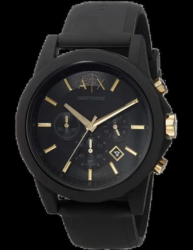 Montre Homme Armani Exchange AX7105 Bracelet Silicone Noir