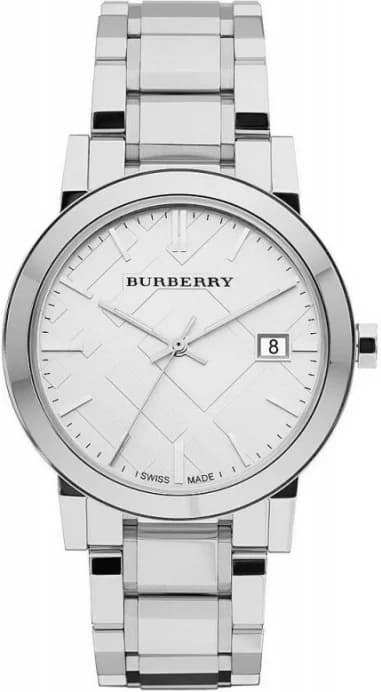 Montre Burberry BU9000 en acier inoxydable avec bracelet à maillons