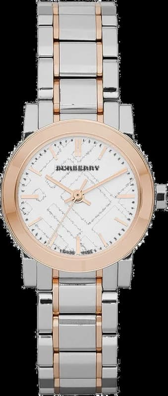 Montre Femme Burberry BU9205 The City Acier Bicolore Rose Gold