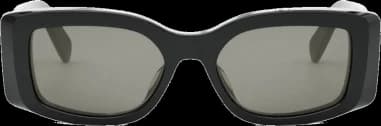 Lunettes de soleil Celine Triomphe XL 01 CL40282U en acétate avec logo XL vue 2