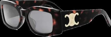 Montre Celine CL40282U 52A Lunettes de soleil Celine Triomphe XL 01 CL40282U en acétate avec logo XL