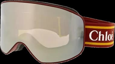 Masque de ski Chloé Cassidy CH0072S métallisé bande ajustable avec logo vue 2