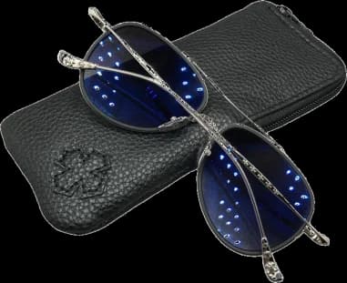 Lunettes de soleil Chrome Hears CH8118 aviator en métal vue 3