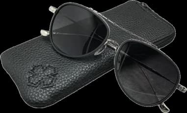 Lunettes de soleil Chrome Hears CH8118 aviator en métal vue 5