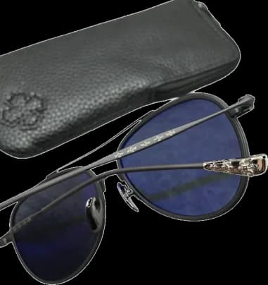 Lunettes de soleil Chrome Hears CH8118 aviator en métal vue 3