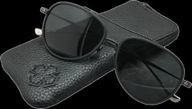 Lunettes de soleil Chrome Hears CH8118 aviator en métal vue 4