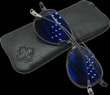 Lunettes de soleil Chrome Hears CH8118 aviator en métal vue 5