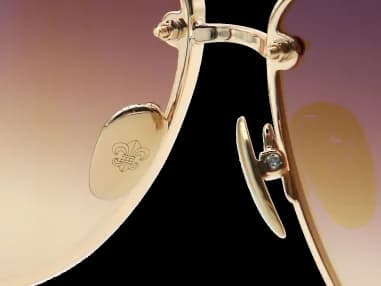 Montre Chrome Hearts BILLIE2-RT/GP détail bracelet