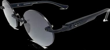 Lunettes de soleil Chrome Hearts Deep III forme ronde