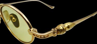 Montre Chrome Hearts 109781-YELLOW vue de profil
