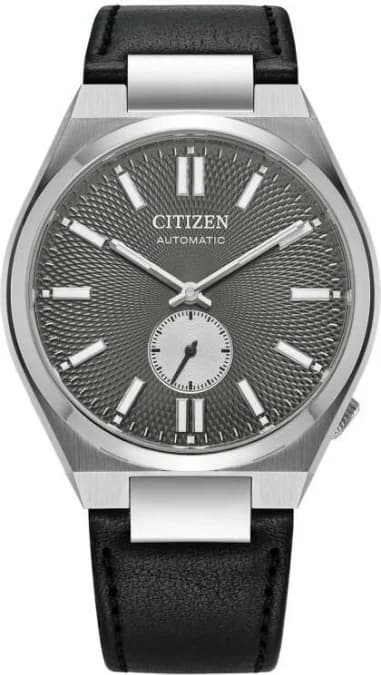 Montre Citizen NK5010-01H Automatique Tsuyosa cadran noir bracelet cuir