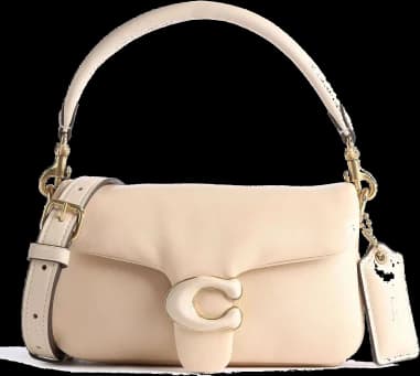 Sac à bandoulière Coach Pillow Tabby 18 en cuir nappa vue 3