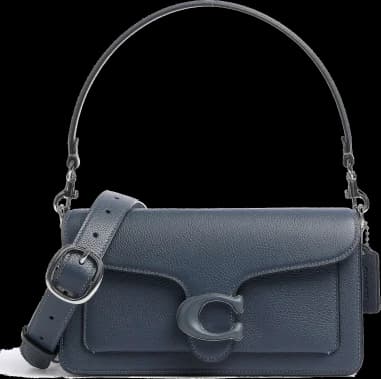 Sac besace à bandoulière Coach Tabby 26 en cuir grainé vue 3