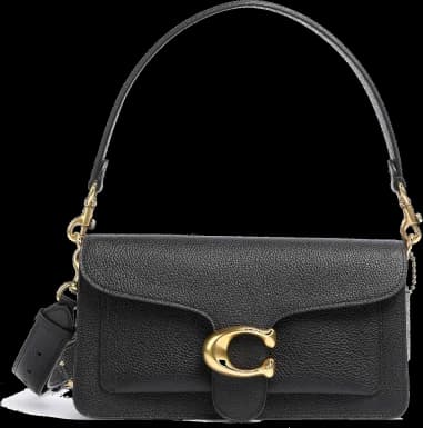 Sac besace à bandoulière Coach Tabby 26 en cuir grainé vue 3
