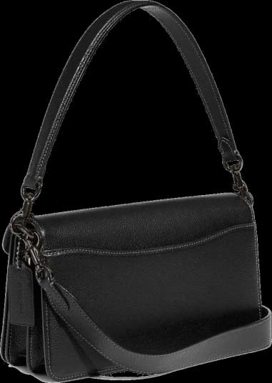 Sac besace à bandoulière Coach Tabby 26 en cuir grainé vue 3