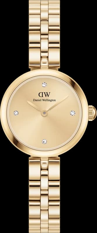 Montre Daniel Wellington DW00100718 Elan Lumine Gold ronde en acier doré jaune