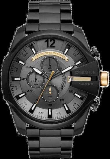 Montre Diesel DZ4479 Boîtier Carré et Cadran Bleu Brillant