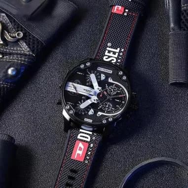 Montre Diesel DZ7433 homme verso boîtier noir