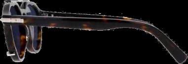 Lunettes de soleil Dior DIORBLACKSUIT RI rondes double pont vue 2