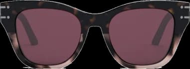 Lunettes de Soleil Dior DIORSIGNATURE B4F forme rectangle en acétate vue 2