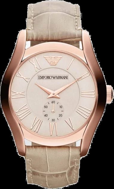 Montre Emporio Armani AR1667 Marron Classic en Acier et Cuir