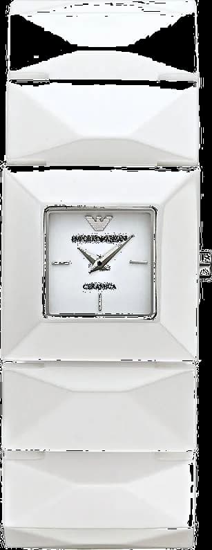 Montre Femme Emporio Armani AR1436 en Céramique Blanche