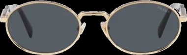 Lunettes de soleil Prada PR 65ZS ovales pour femme vue 3