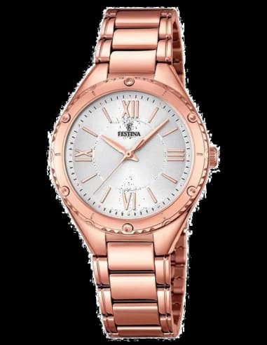Montre Femme Festina F16922/1 Finition Or Rose