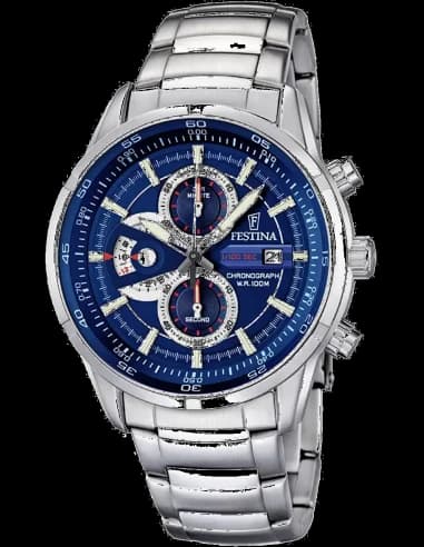 Montre Homme Festina F6823/2 Argentée en Acier Inoxydable