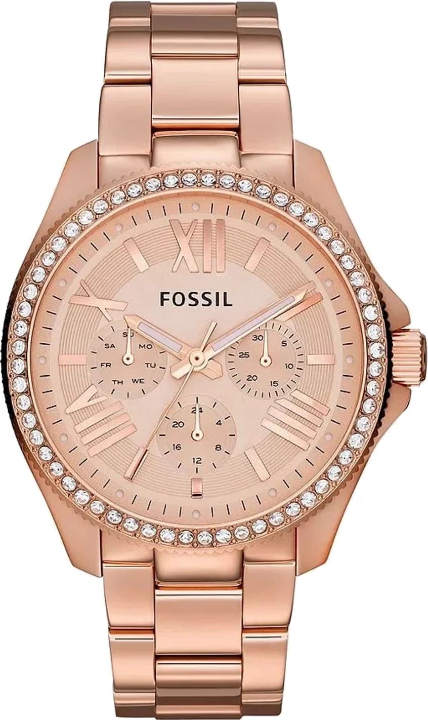 Montre Femme Fossil Cecile AM4483 Or Rose