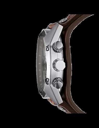 Montre Homme Fossil Coachman CH2565 Bracelet de force en cuir marron vue 2