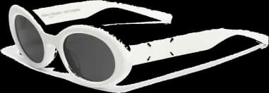 Lunettes de soleil Maison Margiela x Gentle Monster MM005 forme ovale en acetate vue 3