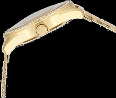 Montre Guess Tri Glitz W1142L2 bracelet maille doré jaune vue 3